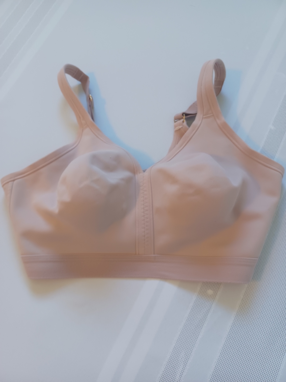Soma Embraceable Wireless Unlined Sports Bra Athleisure Comfy - Blush Pink 36DDD